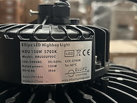Ca. 16x high bay light hbu 150w 5700k ip66 met industriële kap ellipz lighting - afbeelding 3 van  7