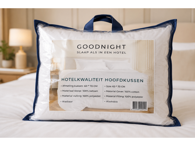 Ca. 16x hotel hoofdkussen goodnight, 60x70cm - afbeelding 1 van  2