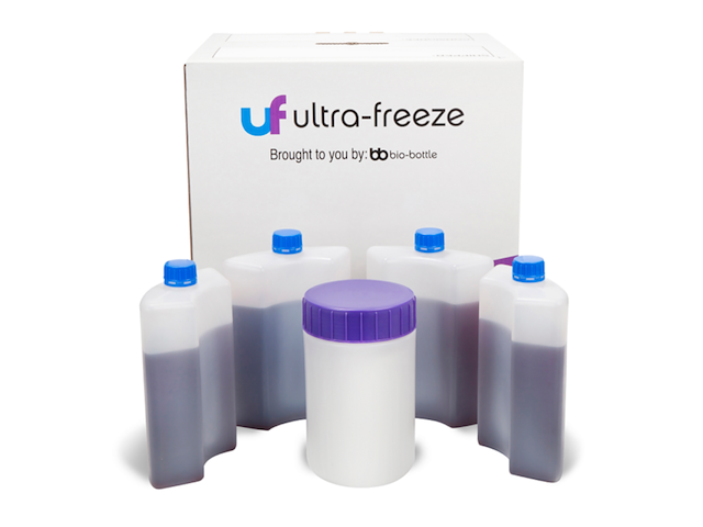 Ca. 16x koelverpakking, biobottle, ultra-freeze - afbeelding 1 van  3