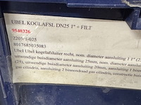Ca. 16x kogelafsluiter, ubel, 9540326, met filter - afbeelding 3 van  3