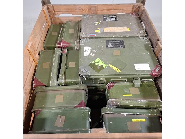 Ca. 16x metalen transportkist - afbeelding 2 van  6