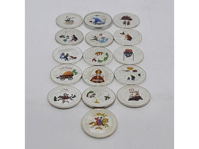 Ca. 16x munt, o.a brüder grimm - afbeelding 1 van  8