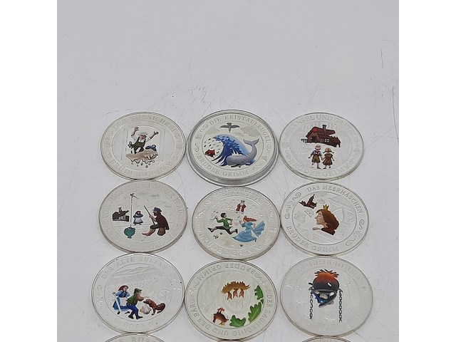 Ca. 16x munt, o.a brüder grimm - afbeelding 2 van  8