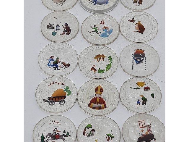 Ca. 16x munt, o.a brüder grimm - afbeelding 3 van  8