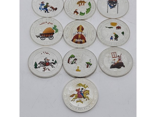 Ca. 16x munt, o.a brüder grimm - afbeelding 4 van  8