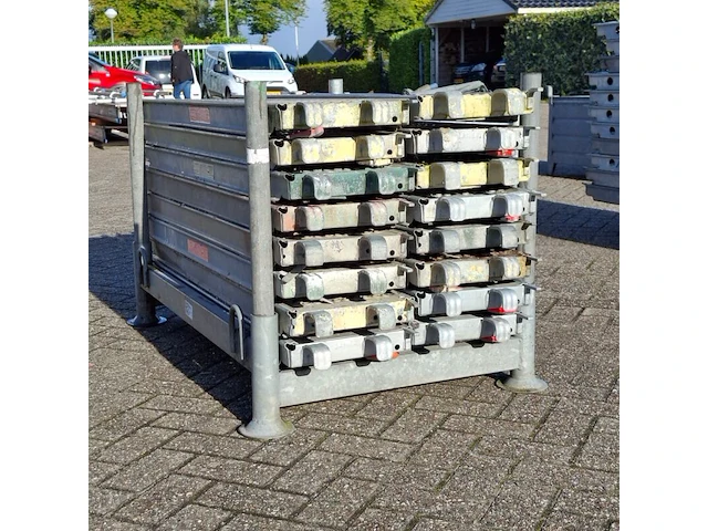 Ca. 16x o-roostervloer, layher, allround |140x32 cm, in transportbok - afbeelding 2 van  8