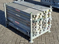Ca. 16x o-roostervloer, layher, allround |140x32 cm, in transportbok - afbeelding 3 van  8