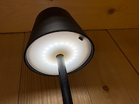 Ca. 16x oplaadbare tafellamp witts - afbeelding 3 van  4