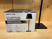 Ca. 16x oplaadbare tafellamp witts - afbeelding 2 van  4