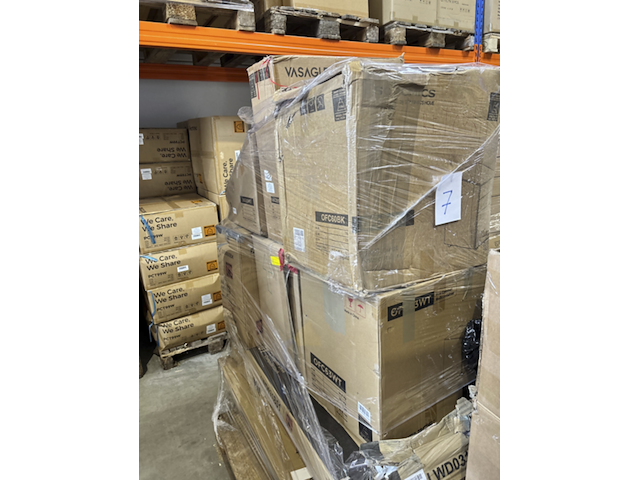 Ca. 16x pallet met ca. 16x bureaus & ladeblokken – moderne kantoor- en woonmeubelen - afbeelding 3 van  6