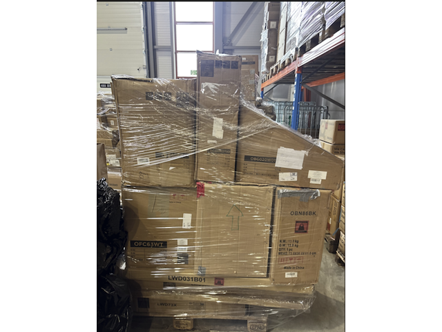 Ca. 16x pallet met ca. 16x bureaus & ladeblokken – moderne kantoor- en woonmeubelen - afbeelding 4 van  6