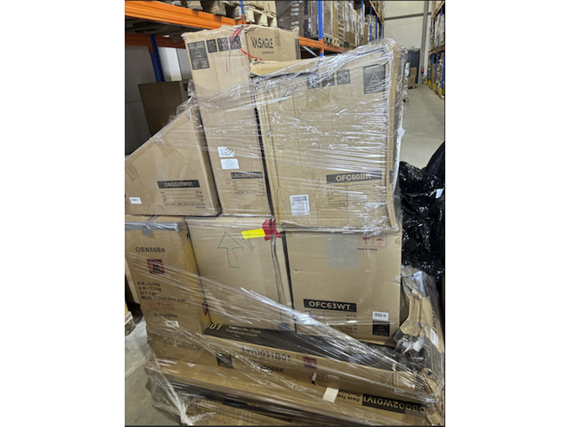 Ca. 16x pallet met ca. 16x bureaus & ladeblokken – moderne kantoor- en woonmeubelen - afbeelding 5 van  6