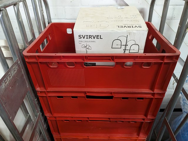 Ca. 16x rolcontainer gevuld met diverse kantoor en magazijn goederen - afbeelding 44 van  51