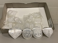 Ca. 16x seleniet gegraveerd, wit - afbeelding 1 van  6