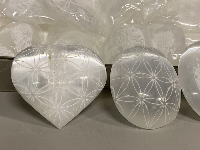 Ca. 16x seleniet gegraveerd, wit - afbeelding 2 van  6