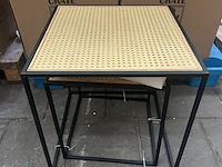 Ca. 16x set van 2 rotan bijzettafels, crate & cargo - afbeelding 2 van  5