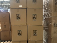 Ca. 16x set van 2 rotan bijzettafels, crate & cargo - afbeelding 4 van  5