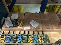 Ca. 16x set van 3 walkie talkies bluemay