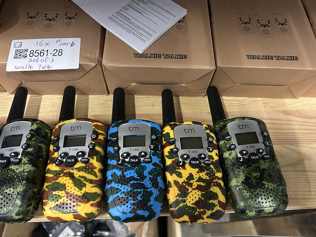 Ca. 16x set van 3 walkie talkies bluemay - afbeelding 2 van  5
