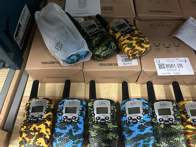 Ca. 16x set van 3 walkie talkies bluemay - afbeelding 3 van  5