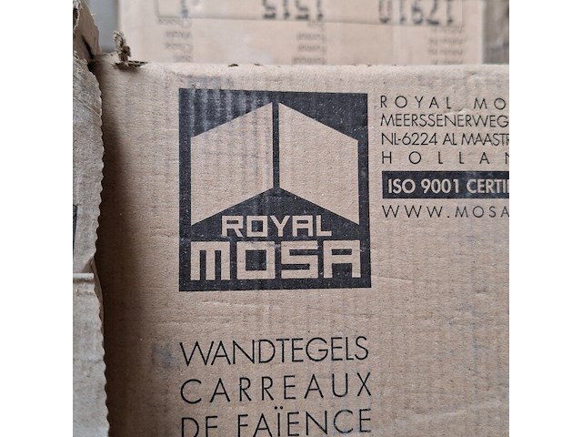 Ca. 17 pak a 1m2 diverse wandtegels, mosa, diverse kleuren - afbeelding 7 van  15