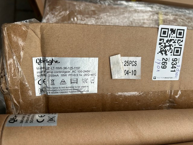 Ca. 170x led tube 18w 3000k 1197 mm, qbright, qb-lt-18w-3k-125-1197 - afbeelding 8 van  8