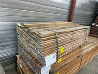 Ca. 171x guyana ipé planken geschaafd, 16x90mm, lengte 150cm - afbeelding 4 van  4