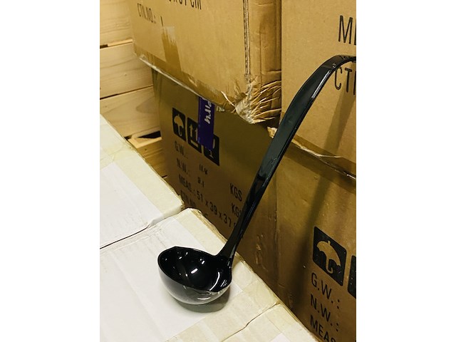 Ca. 1728x luxe opscheplepel, zwart - afbeelding 3 van  3