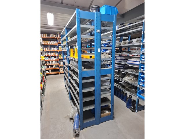 Ca 17,5mtr metalen stelling - afbeelding 2 van  8