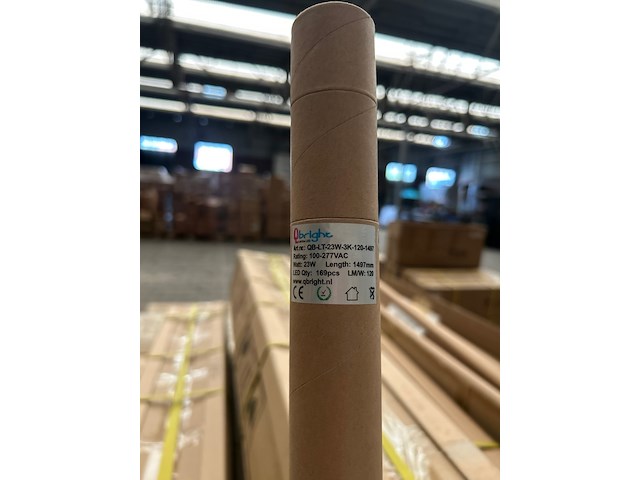 Ca. 175x led tube 23w 3000k 1497 mm, qbright, qb-lt-23w-3k-120-1497 - afbeelding 3 van  3