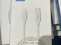 Ca. 175x usb-c to lightning oplaadkabels, andobil, wit - afbeelding 3 van  4