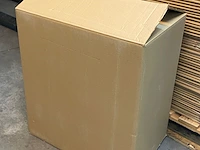 Ca. 175x verzenddozen, dubbelgolf, bruin, 58x36x64cm - afbeelding 2 van  4