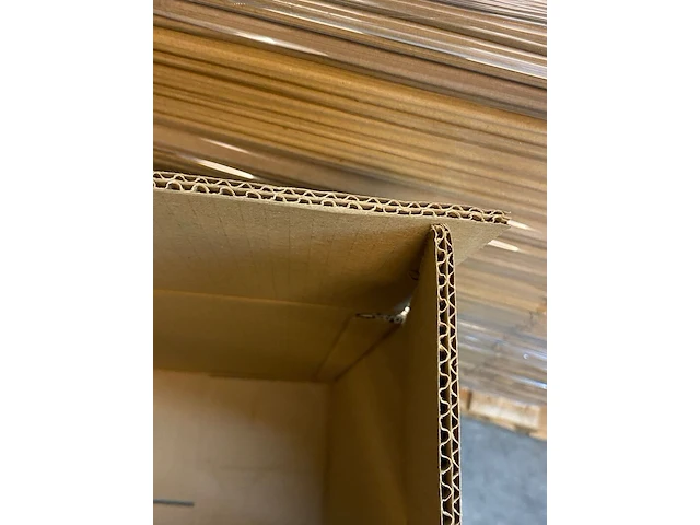 Ca. 175x verzenddozen, dubbelgolf, bruin, 58x36x64cm - afbeelding 3 van  4