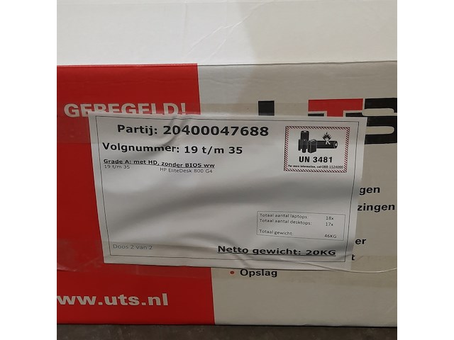 Ca. 17x desktop, hp, elitedesk 800 g4 - afbeelding 2 van  10