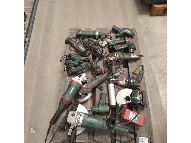 Ca. 17x divers accu/elektrisch/pneumatisch gereedschap metabo, diverse modellen - afbeelding 2 van  24