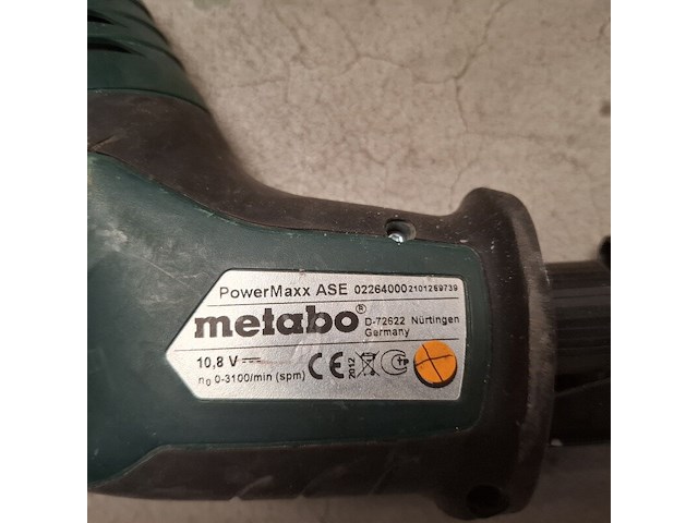 Ca. 17x divers accu/elektrisch/pneumatisch gereedschap metabo, diverse modellen - afbeelding 4 van  24