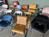 Ca. 17x diverse barkrukken, fauteuils en stoelen, o.a. zuiver en dutchbone - afbeelding 4 van  4