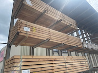 Ca. 17x douglas balken fijnbezaagd, 75x200mm, lengte 400cm - afbeelding 4 van  4
