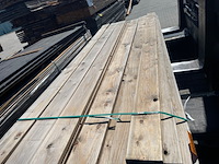 Ca. 17x douglas vlonderplanken, 28x145mm, lengte 300cm - afbeelding 1 van  3