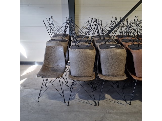 Ca. 17x eetkamerstoel, groen - afbeelding 8 van  9