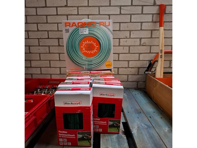 Ca. 17x flexibele tuinslang werkzeyt, 7,5-15 meter - afbeelding 1 van  6