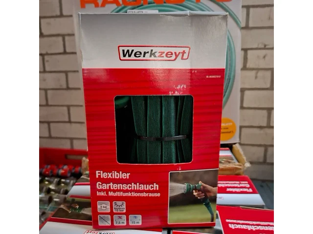 Ca. 17x flexibele tuinslang werkzeyt, 7,5-15 meter - afbeelding 2 van  6