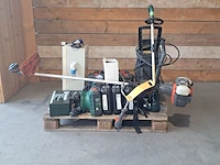 Ca. 17x gereedschap – diverse machines en toebehoren