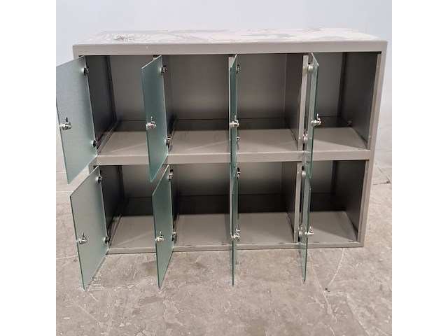 Ca. 17x lockerkast met glazen deuren - afbeelding 7 van  11