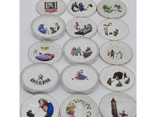 Ca. 17x munt, o.a brüder grimm - afbeelding 3 van  9