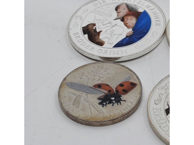 Ca. 17x munt, o.a brüder grimm - afbeelding 6 van  9