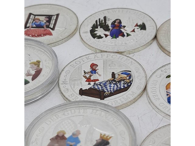 Ca. 17x munt, o.a brüder grimm - afbeelding 8 van  9