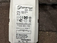 Ca. 17x noodverlichtingsarmatuur set, serenga / van lien, ser-edc / 2l 1l, wit, 2008 - afbeelding 2 van  4