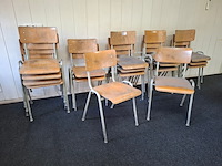 Ca. 17x nostalgische schoolstoel - afbeelding 1 van  5