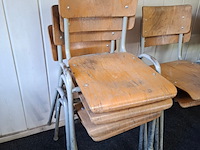Ca. 17x nostalgische schoolstoel - afbeelding 2 van  5